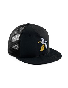 Black flat cap