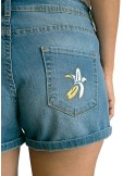 Short with embroidered banana